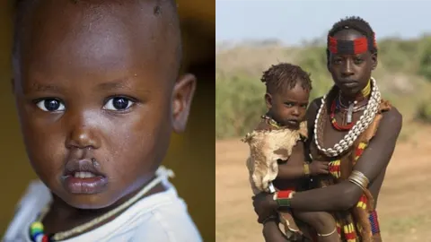 非洲部落残酷陋习害人